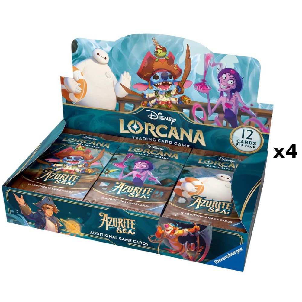 Disney Lorcana: Azurite Sea - Booster Box Case Disney Lorcana: Azurite Sea - Booster Box Case