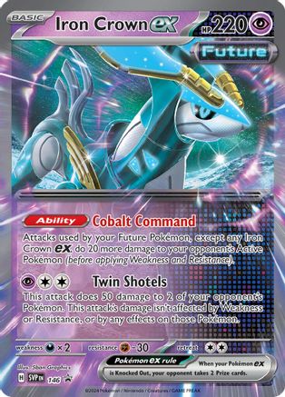 Iron Crown ex 146 - SV Scarlet & Violet Promo Cards Holofoil