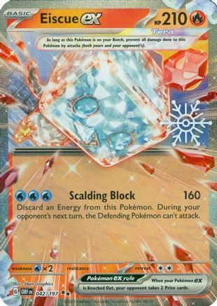 Eiscue ex (Holiday Calendar) 042/197 - Miscellaneous Cards & Products Holofoil