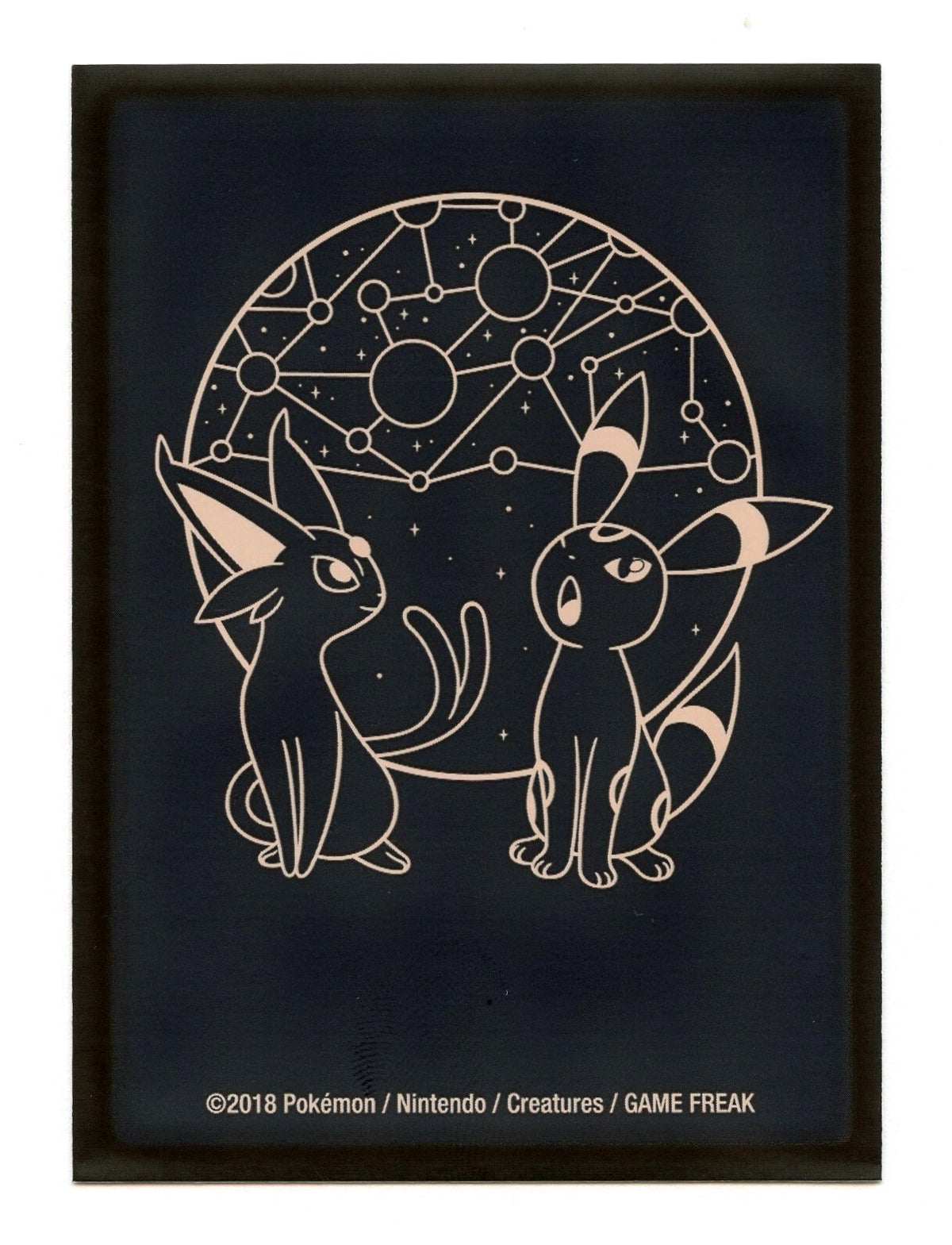 Pokémon Card Sleeve - Espeon & Umbreon Starry Constellations (Single Sleeve)