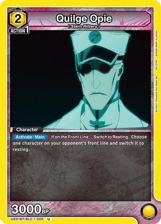 Quilge Opie (005) (UE01BT/BLC-1-005) - UE01BT BLEACH ThousandYear Blood War