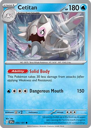 Cetitan 054/191 - SV08 Surging Sparks Reverse Holofoil