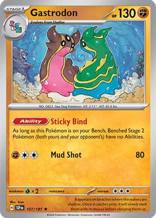 Gastrodon 107/191 - SV08 Surging Sparks Holofoil