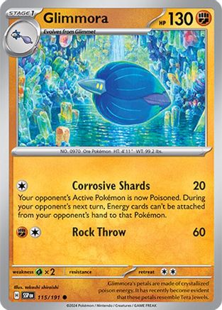Glimmora 115/191 - SV08 Surging Sparks