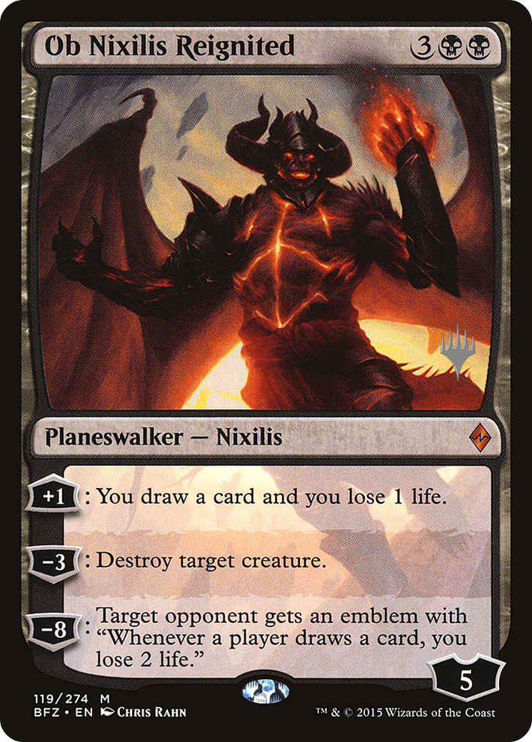 Ob Nixilis Reignited (PPM21-119P) - Battle for Zendikar Promos