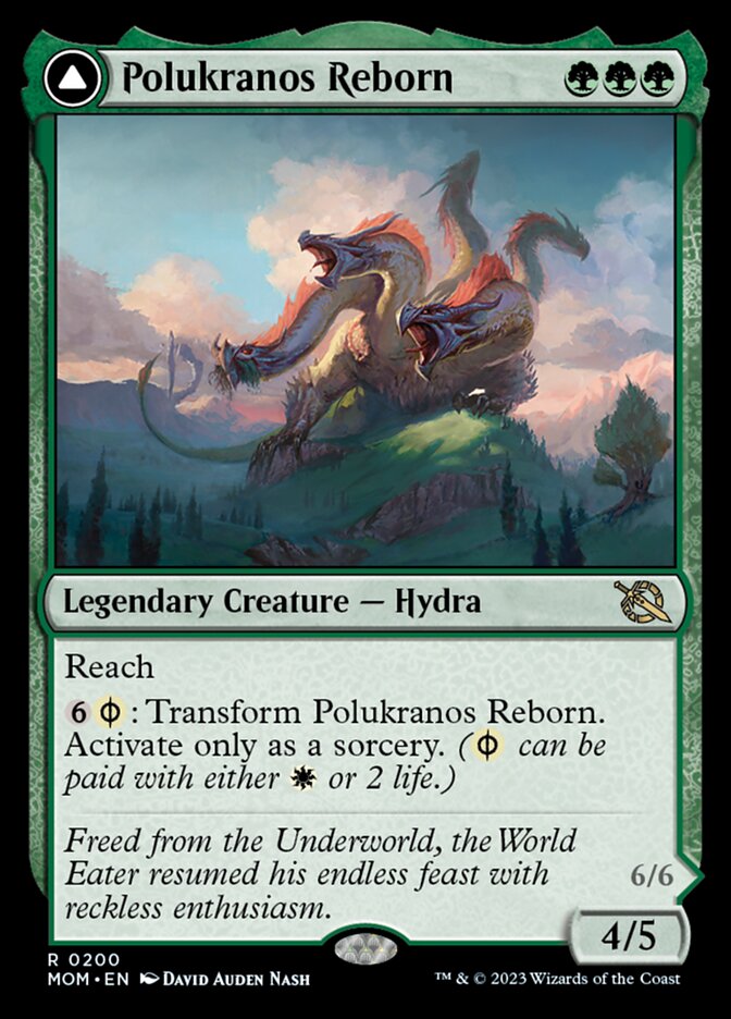 Polukranos Reborn // Polukranos, Engine of Ruin (MOM-200) - March of the Machine