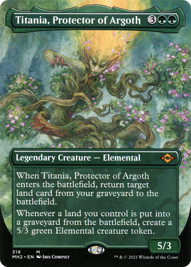 Titania, Protector of Argoth (MH2-319) - Modern Horizons 2 (Borderless)