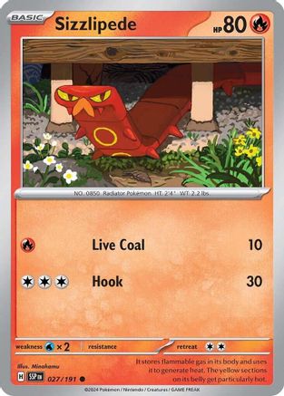 Sizzlipede 027/191 - SV08 Surging Sparks