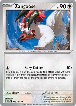 Zangoose 149/191 - SV08 Surging Sparks