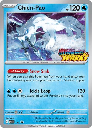 Chien-Pao 152 - SV Scarlet & Violet Promo Cards Holofoil
