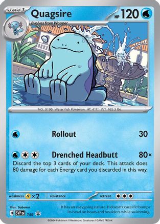 Quagsire 156 - SV Scarlet & Violet Promo Cards Holofoil