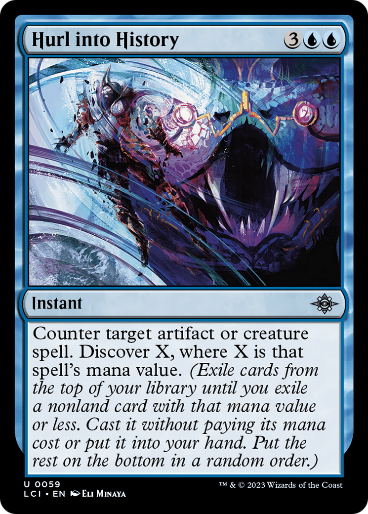 Hurl into History (LCI-059) - The Lost Caverns of Ixalan Foil