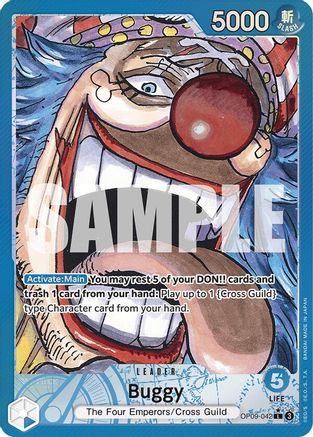 Buggy (042) (Parallel) (OP09-042) - Emperors in the New World Foil