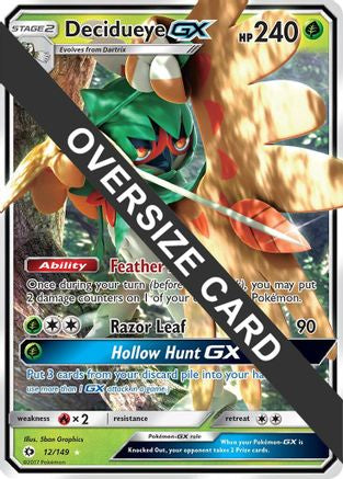 Decidueye GX (Decidueye GX Challenge Box) 012/149 - Jumbo Cards Holofoil