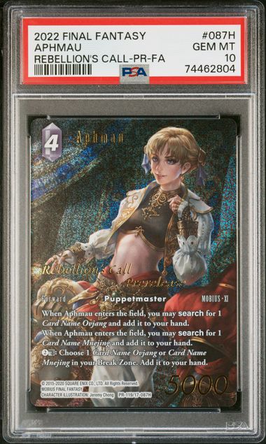 Final Fantasy: Aphmau Promo 087H PSA 10