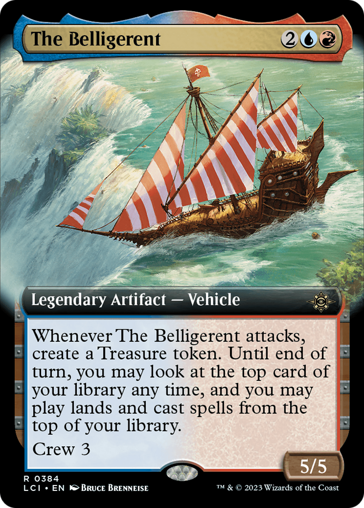 The Belligerent (LCI-384) - The Lost Caverns of Ixalan: (Extended Art) Foil