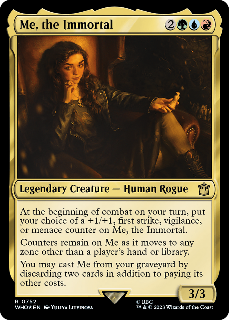 Me, the Immortal (WHO-752) - Doctor Who Foil