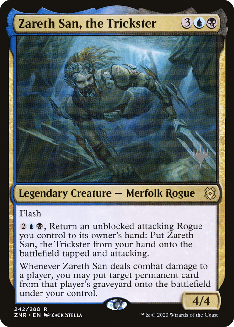 Zareth San, the Trickster (PPZNR-242P) - Zendikar Rising Promos Foil