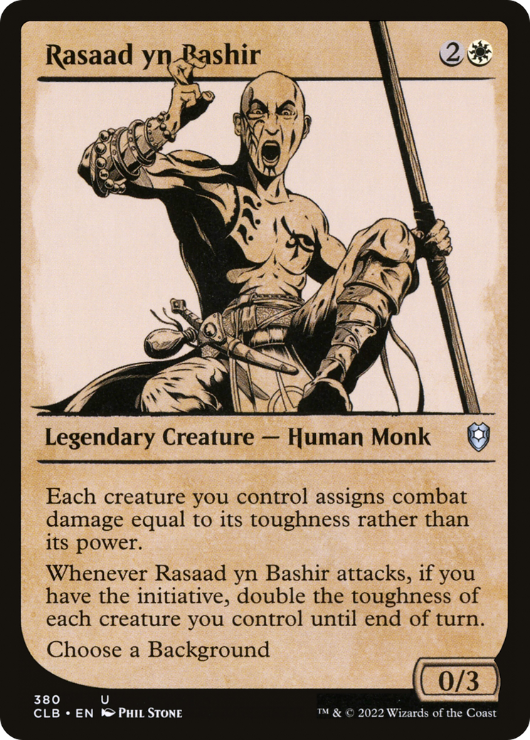 Rasaad yn Bashir (CLB-380) - Commander Legends: Battle for Baldur's Gate: (Showcase)