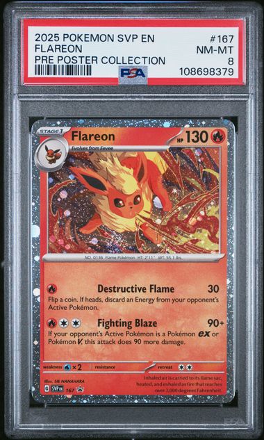 Flareon Promo SVP 167 PSA 8