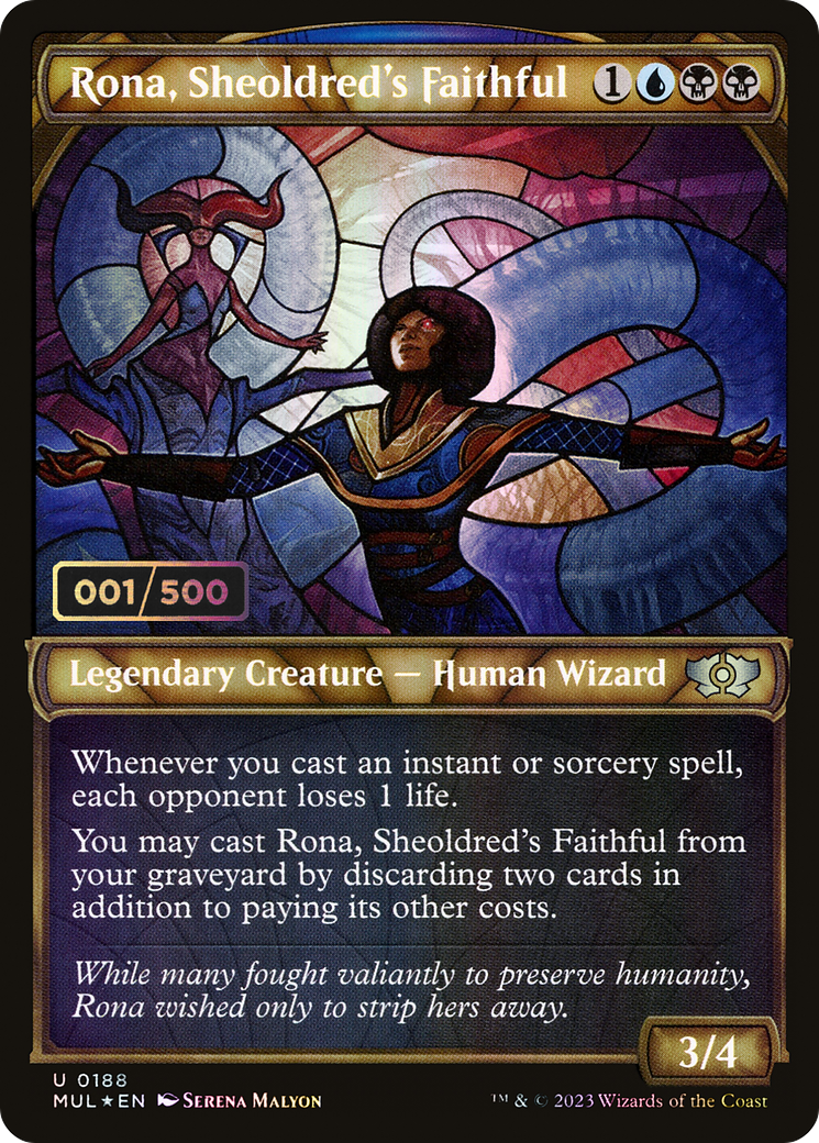 Rona, Sheoldred's Faithful (MUL-188) - Multiverse Legends: (Showcase) Foil