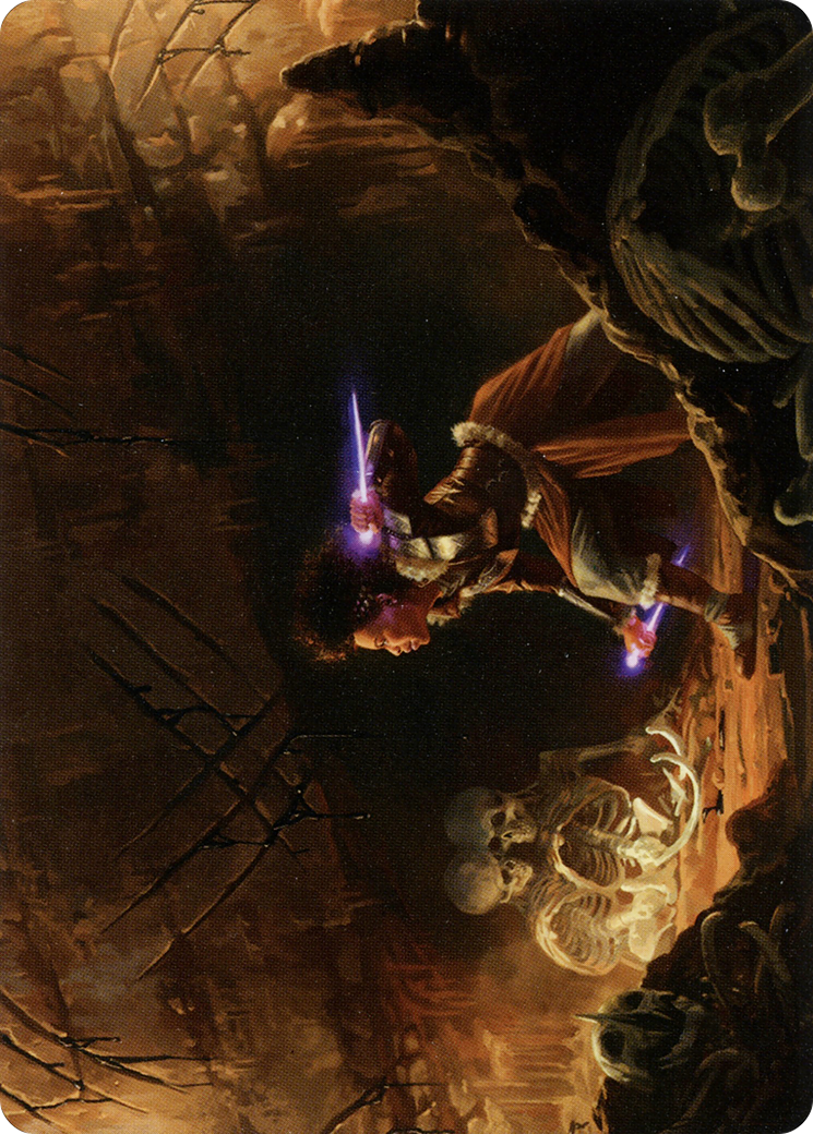 Dogged Pursuit Art Card (ASKHM-021) - Art Series: Kaldheim (Borderless)