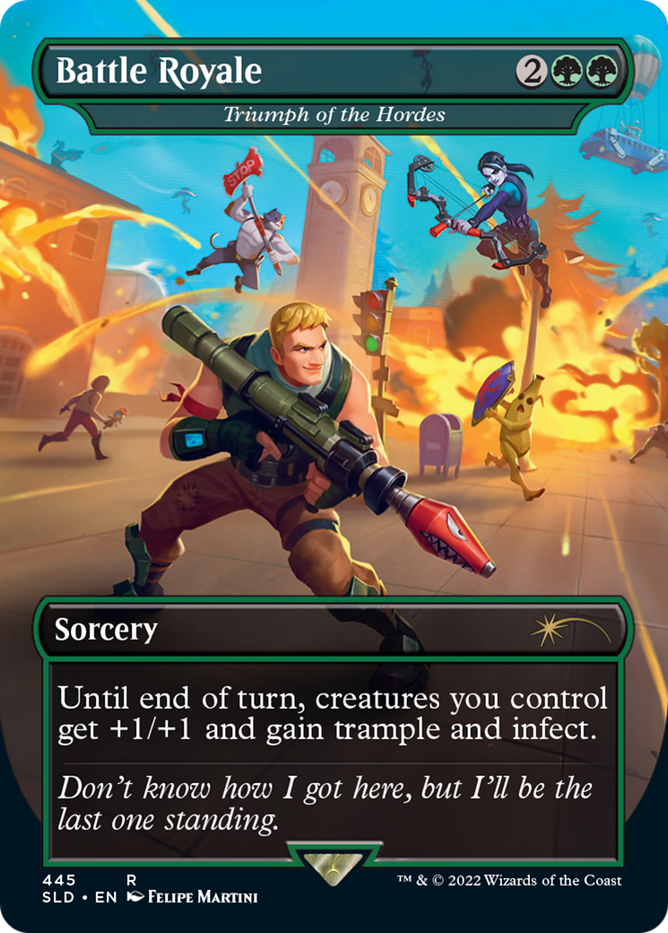 Triumph of the Hordes (SLD-445) - Secret Lair Drop / Battle Royale (Borderless)