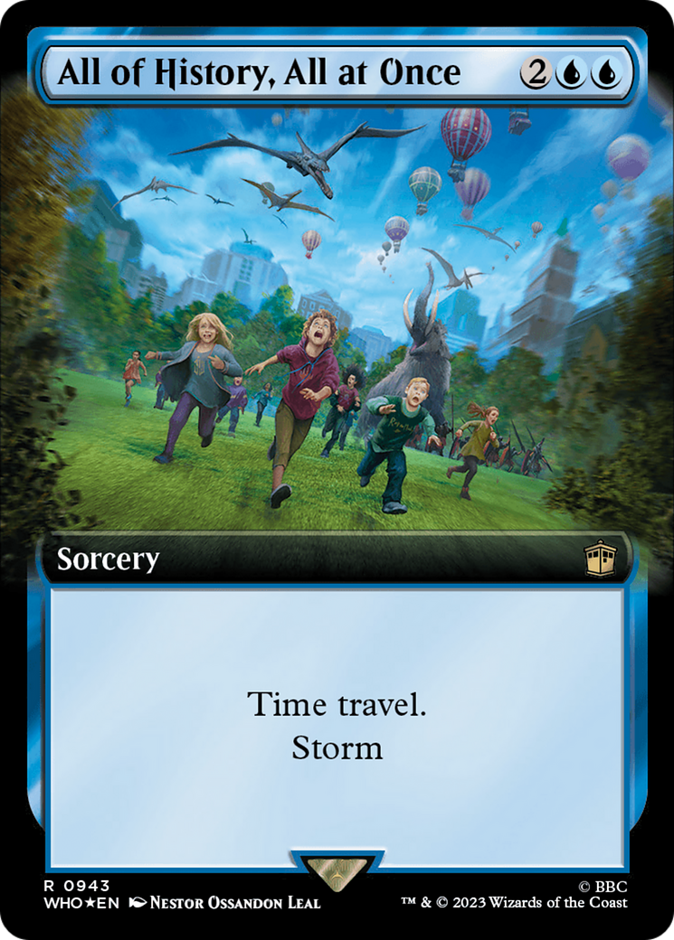 All of History, All at Once (WHO-943) - Doctor Who: (Extended Art) Foil