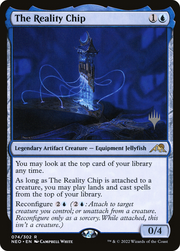 The Reality Chip (PPNEO-74P) - Kamigawa: Neon Dynasty Promos