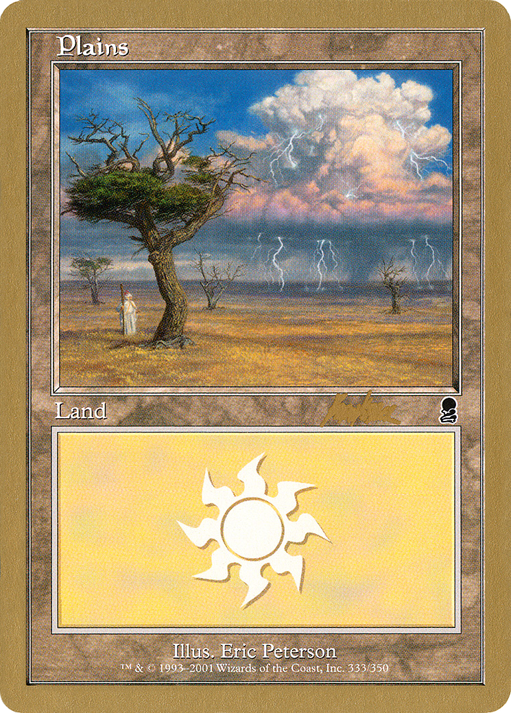Plains (WCD-BK333) - World Championship Decks 2002