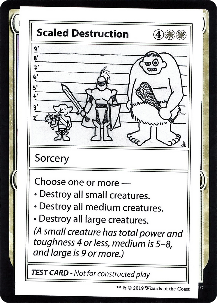 Scaled Destruction (CMB1-012) - Mystery Booster Playtest Cards 2021