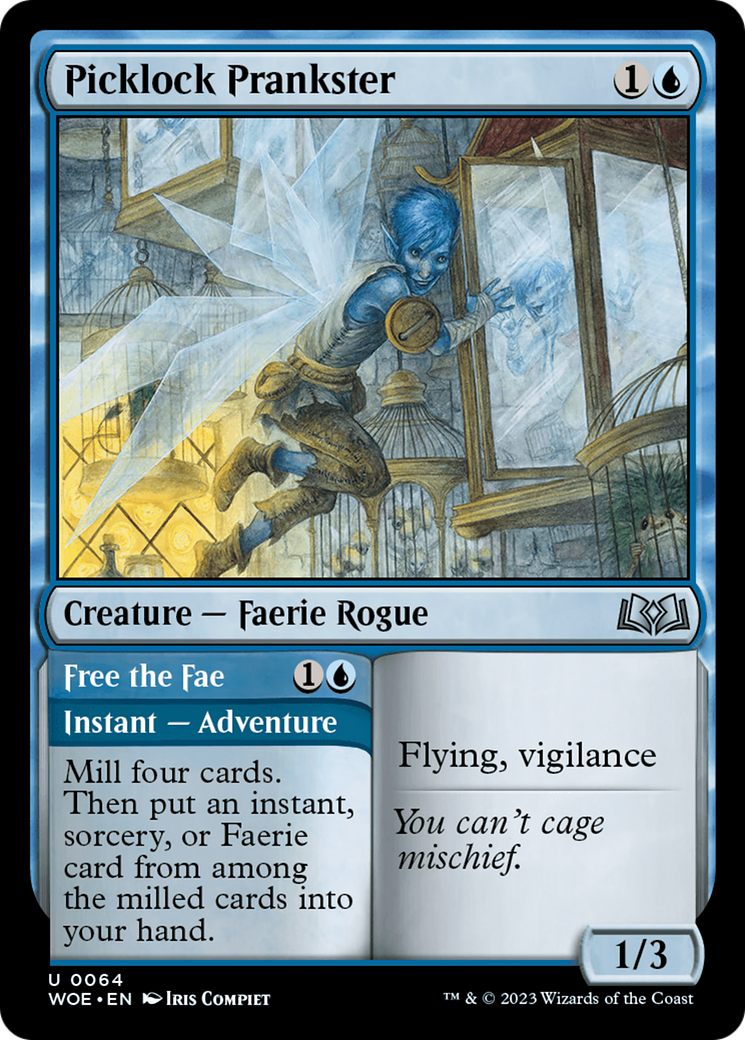 Picklock Prankster // Free the Fae (WOE-064) - Wilds of Eldraine