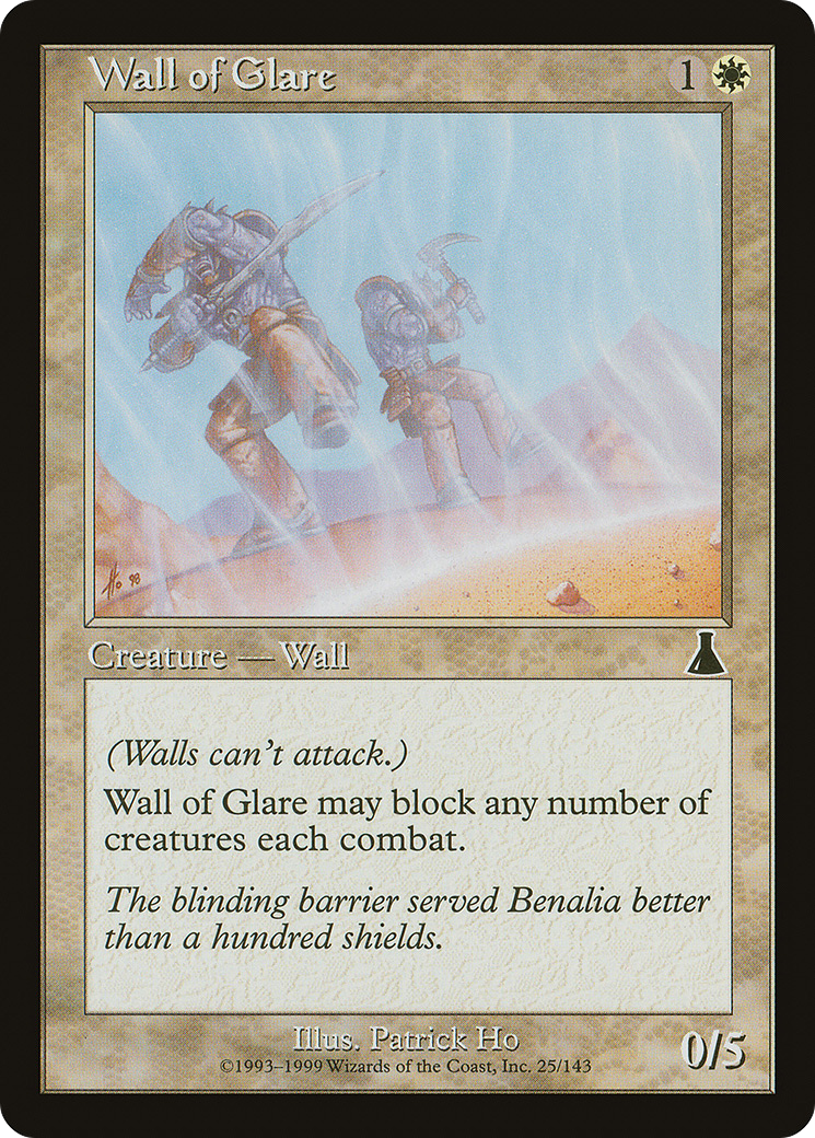 Wall of Glare (UDS-025) - Urza's Destiny Foil