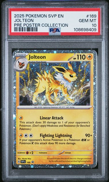 Jolteon Promo SVP 169 PSA 10