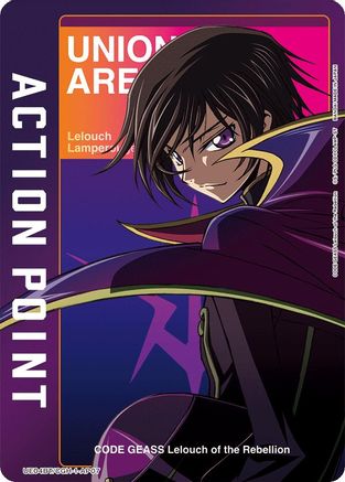 Action Point Card (AP07) (Lelouch Lamperouge) (UE04BT/CGH-1-AP07) - UE04BT CODE GEASS Lelouch of the Rebellion