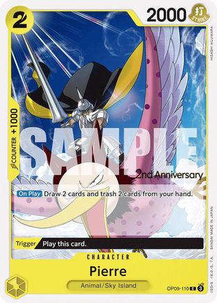 Pierre (OP09-110) - Emperors in the New World: 2nd Anniversary Tournament Cards