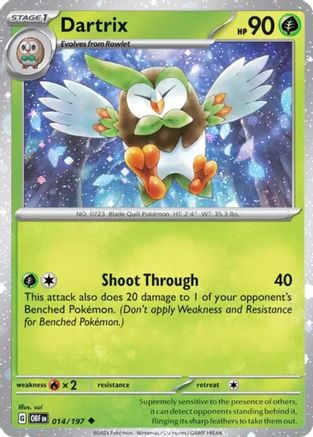 Dartrix (Cosmos Holo) 014/197 - Miscellaneous Cards & Products Holofoil