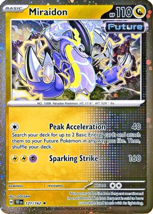Miraidon (Cosmos Holo) 121/162 - Miscellaneous Cards & Products Holofoil