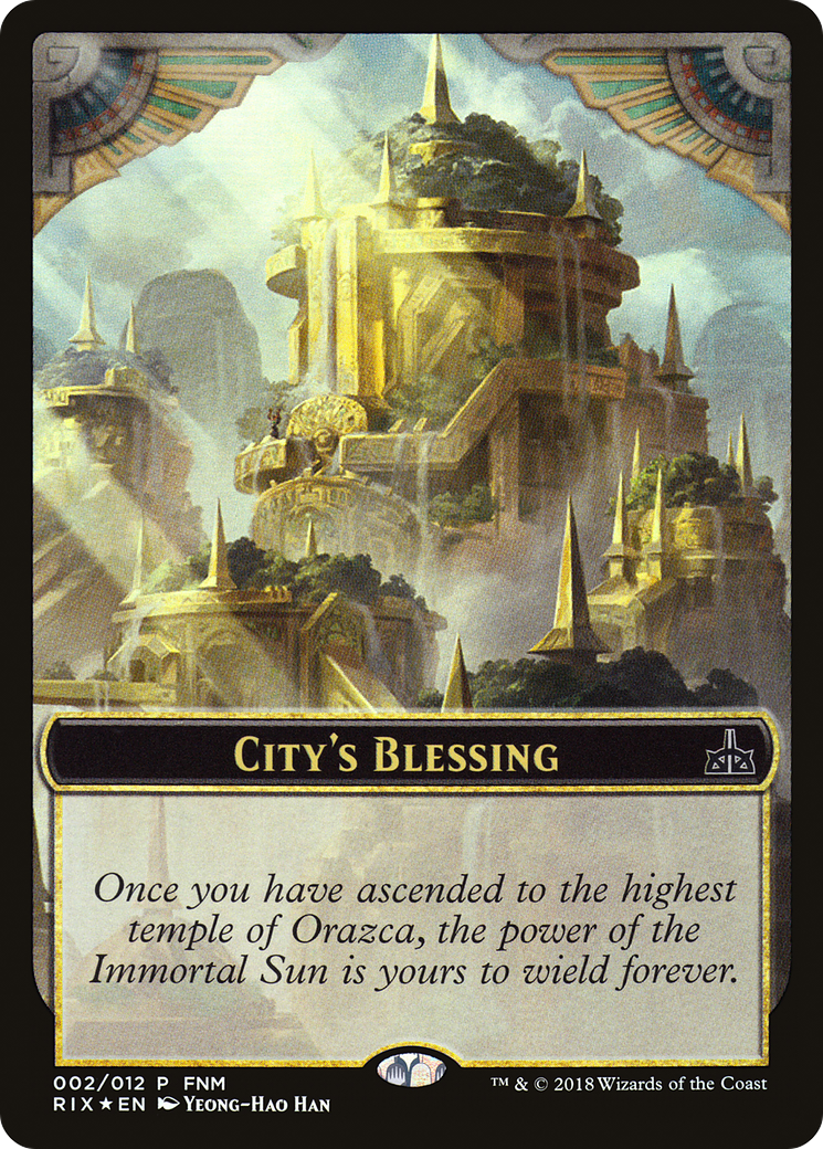 City's Blessing // Elemental (FNM-002) - Friday Night Magic 2018 Foil