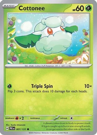 Cottonee 007/131 - SV Prismatic Evolutions