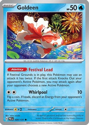 Goldeen 020/131 - SV Prismatic Evolutions Reverse Holofoil