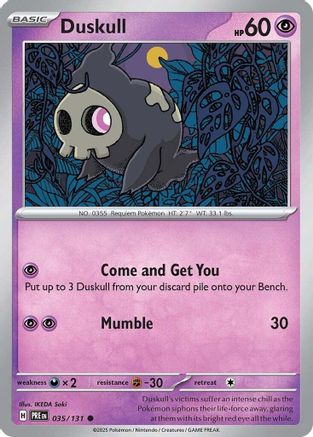 Duskull 035/131 - SV Prismatic Evolutions