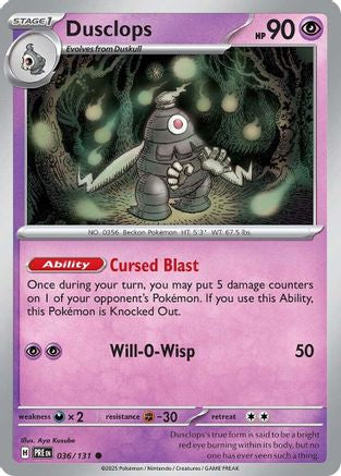 Dusclops 036/131 - SV Prismatic Evolutions