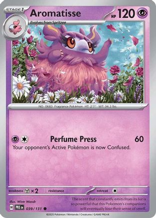 Aromatisse 039/131 - SV Prismatic Evolutions Reverse Holofoil