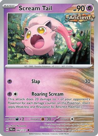 Scream Tail 042/131 - SV Prismatic Evolutions