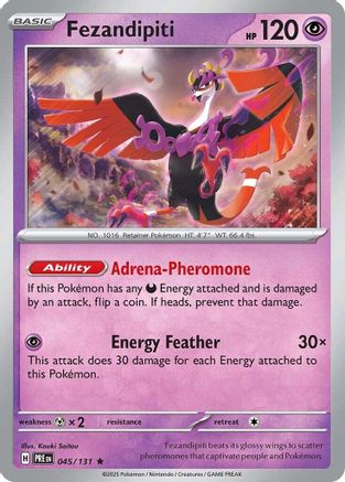 Fezandipiti 045/131 - SV Prismatic Evolutions Holofoil