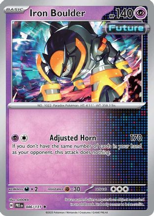 Iron Boulder 046/131 - SV Prismatic Evolutions Reverse Holofoil