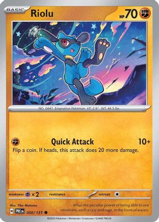 Riolu 050/131 - SV Prismatic Evolutions
