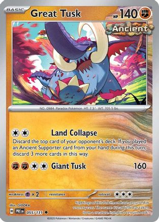 Great Tusk 055/131 - SV Prismatic Evolutions