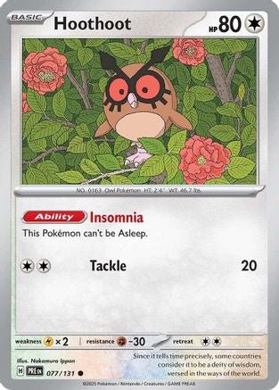 Hoothoot 077/131 - SV Prismatic Evolutions
